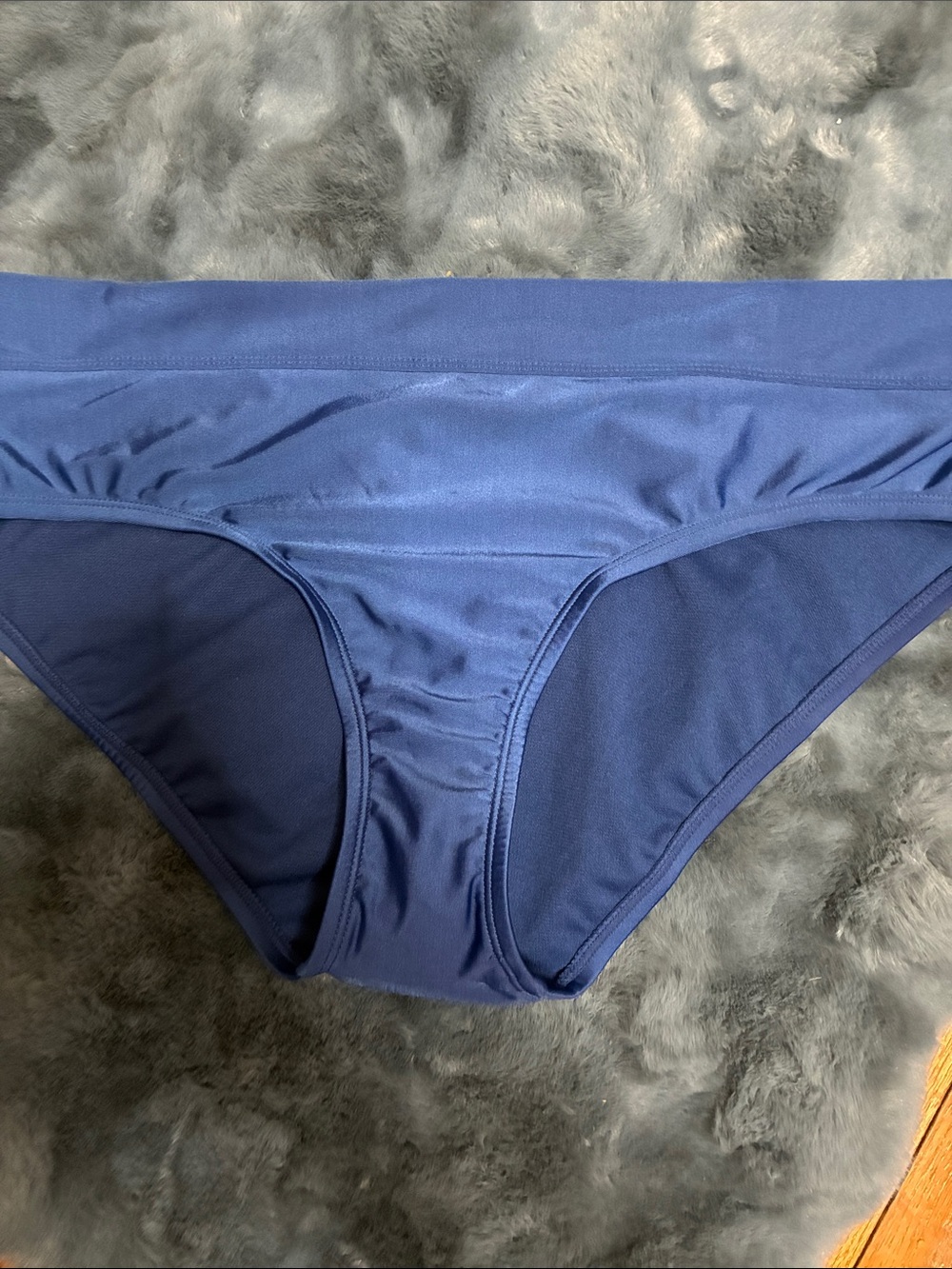 Xersion Blue Bikini Bottom - Solid Mid Blue
